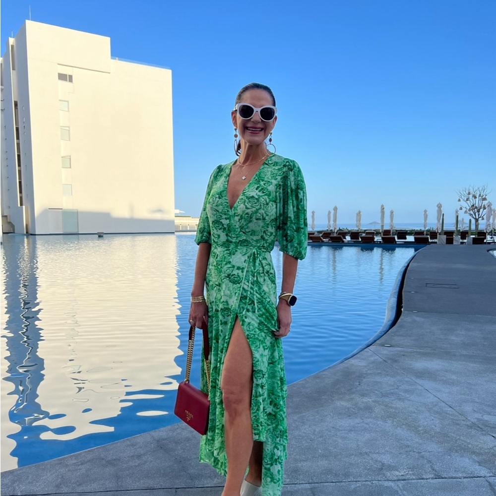 Ganni floral print dress